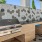 covered grilling area outdoors